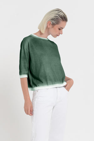 Kriss Knit in Spray Art - Juniper