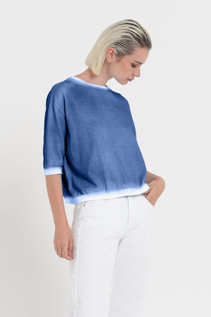 Kriss Knit in Spray Art - Pacific