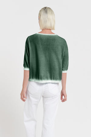 Kriss Knit in Spray Art - Juniper