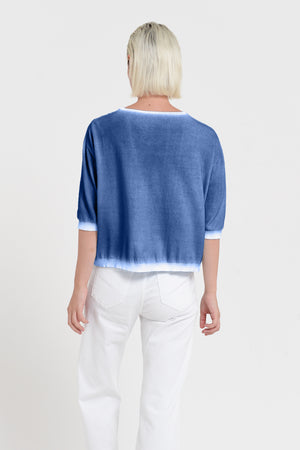 Kriss Knit in Spray Art - Pacific