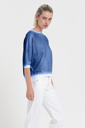 Kriss Knit in Spray Art - Pacific