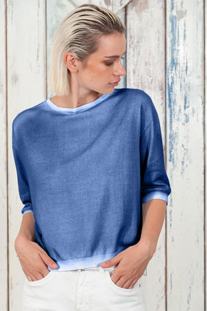 Kriss Knit in Spray Art - Pacific