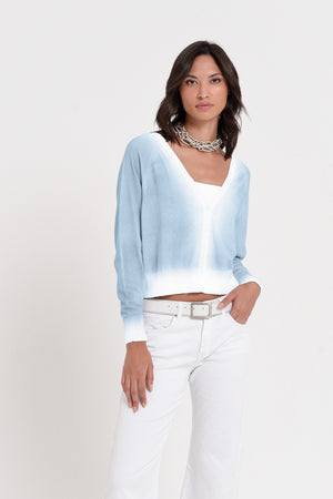 Raven Cardi in Spray Art - Viking