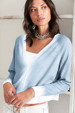 Raven Cardi in Spray Art - Viking