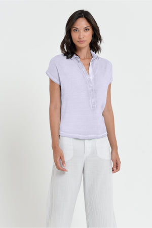 Love Letter Polo Shirt - Lilac