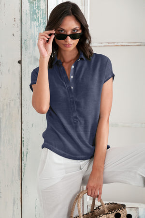 Love Letter Polo Shirt - Navy