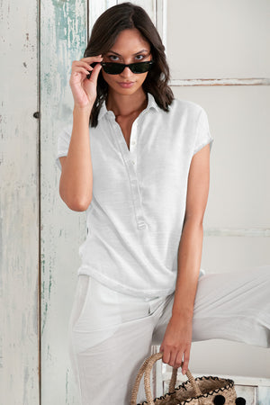 Love Letter Polo Shirt - White