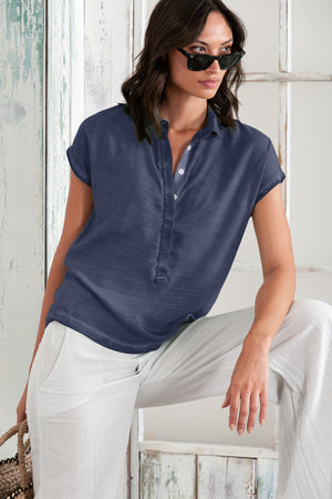 Love Letter Polo Shirt - Navy