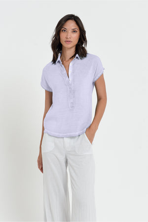 Love Letter Polo Shirt - Lilac