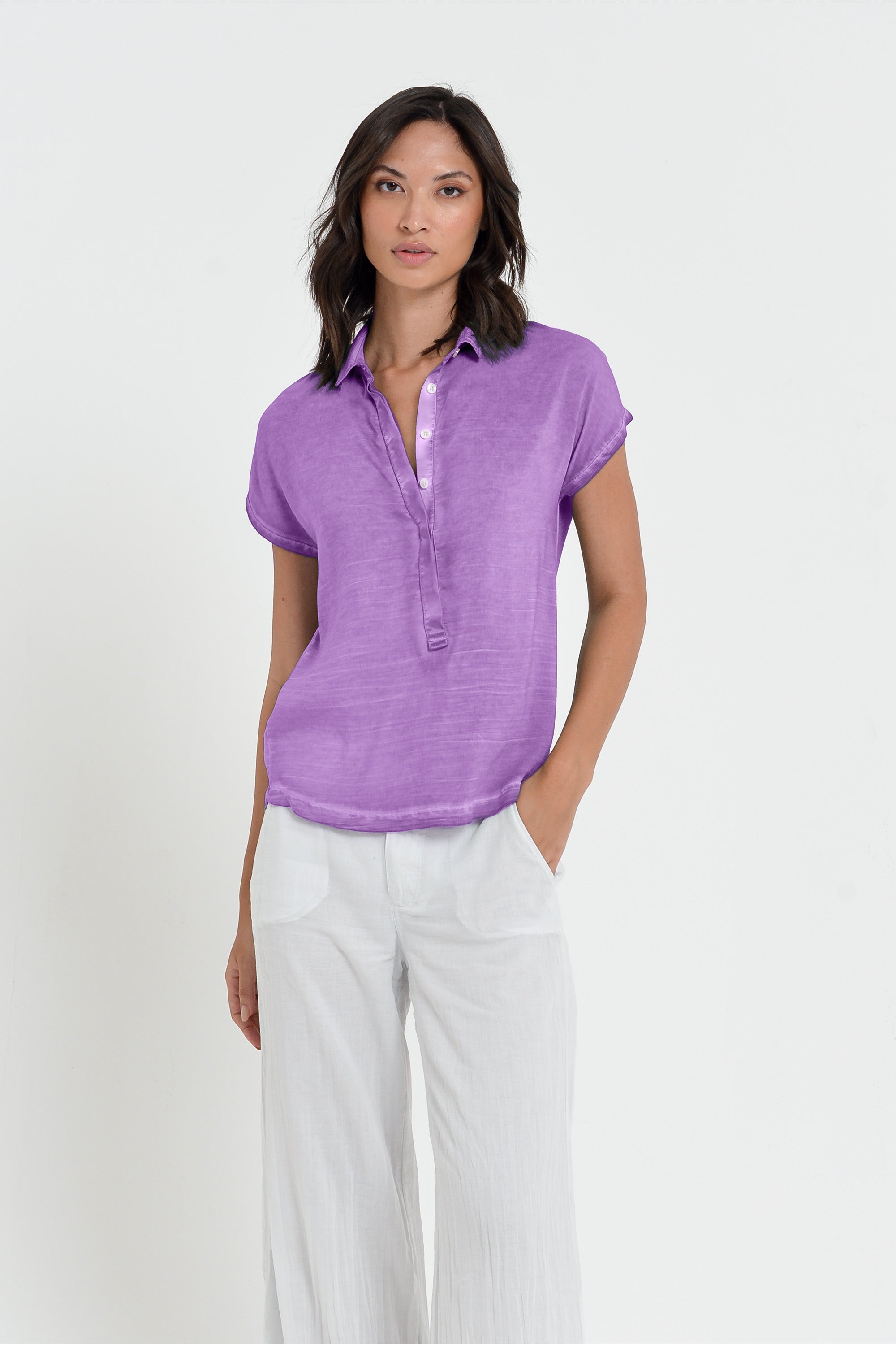 Love Letter Polo Shirt - Morado