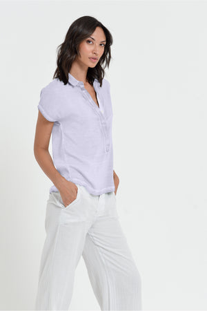 Love Letter Polo Shirt - Lilac