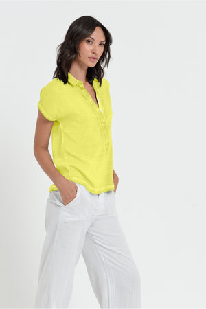 Love Letter Polo Shirt - Lime