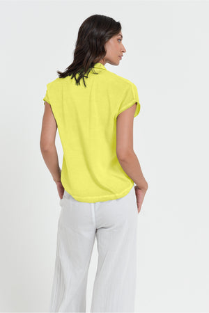 Love Letter Polo Shirt - Lime