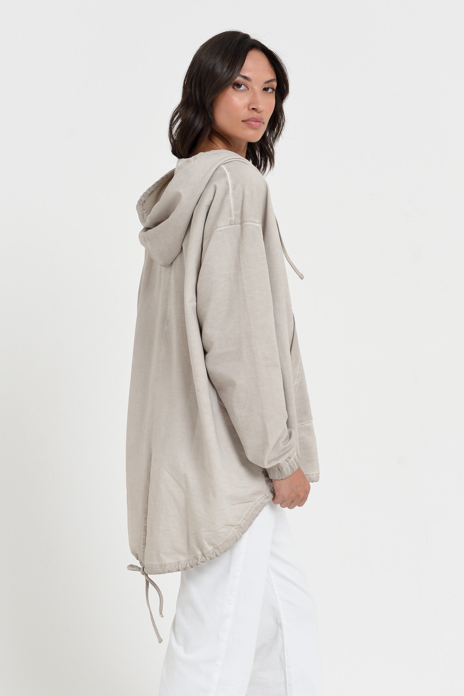 Western Parka - Women’s Full Zip Hooded Fleece Parka - Canapa