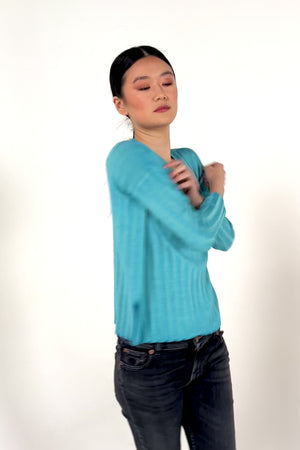 Birse Sweater - Aqua
