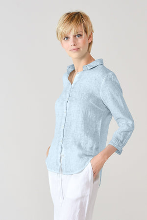 3/4 Sleeve Linen Shirt - Anice - Shirts