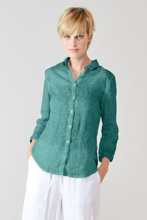 3/4 Sleeve Linen Shirt - Bahama - Shirts