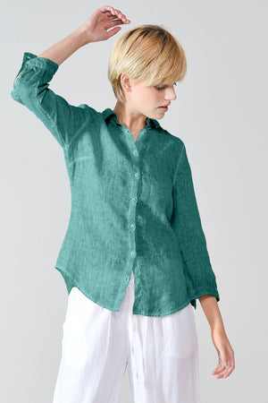 3/4 Sleeve Linen Shirt - Bahama - Shirts