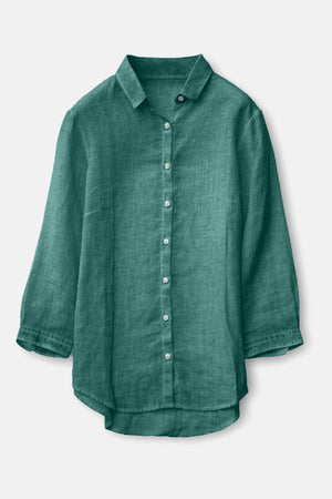 3/4 Sleeve Line Shirt - Lagoon - Shirts