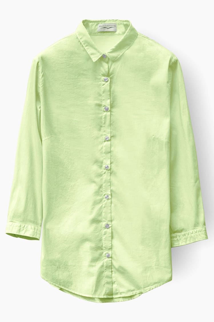 3/4 Sleeve Stretch Poplin Shirt - Kiwi - Shirts