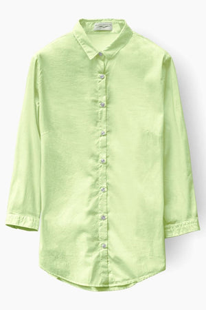 3/4 Sleeve Stretch Poplin Shirt - Kiwi - Shirts