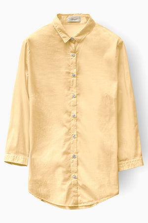 3/4 Sleeve Stretch Poplin Shirt - Melone - Shirts