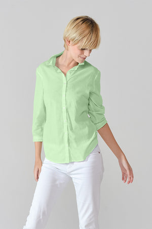3/4 Sleeve Voile Shirt - Antigua - Shirts