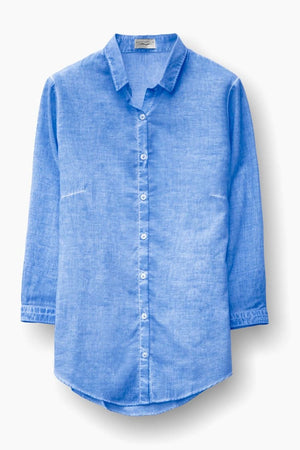 3/4 Sleeve Voile Shirt - Oceano - Shirts