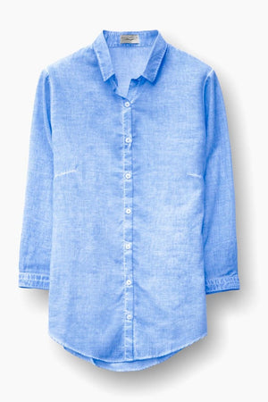 3/4 Sleeve Voile Shirt - Santorini - Shirts