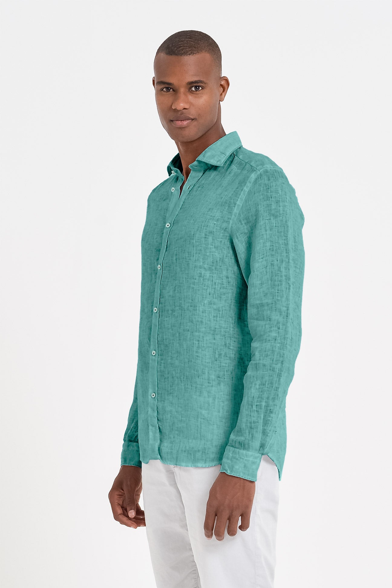 Camicia Lino Relaxed Fit - Bahama