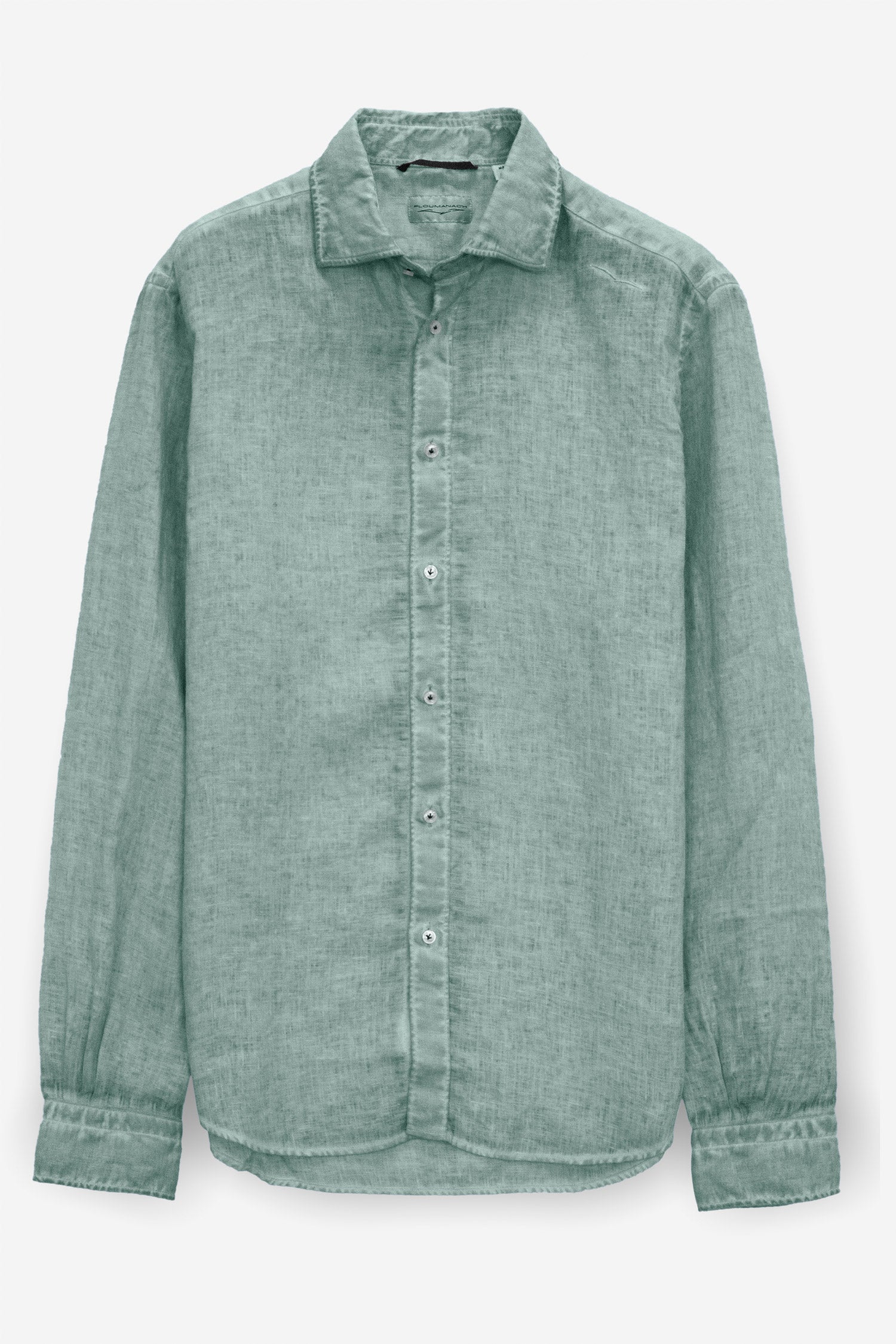 Relaxed Fit Linen Shirt - Shark