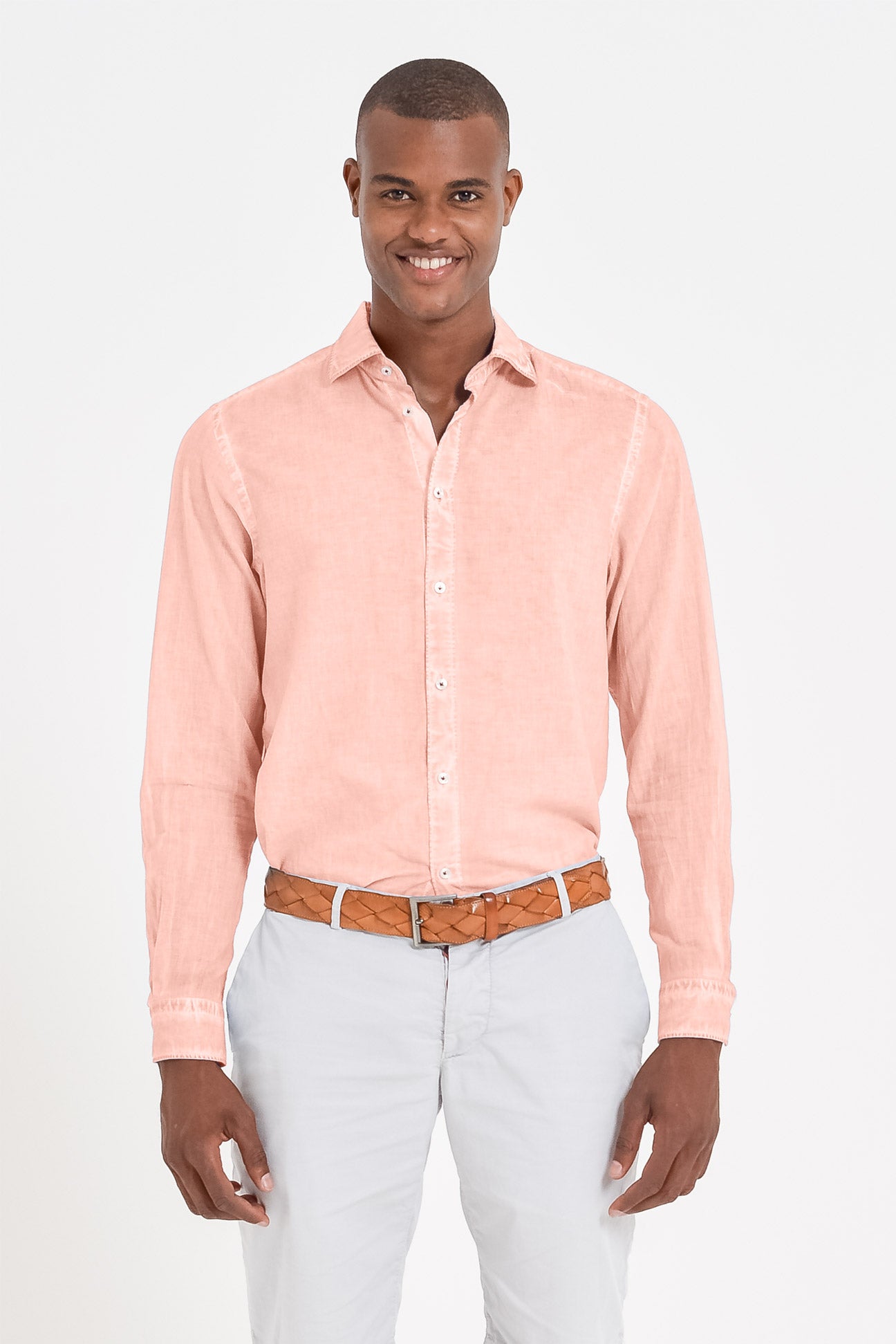 Relaxed Fit Cotton Voile Shirt - Barbuda
