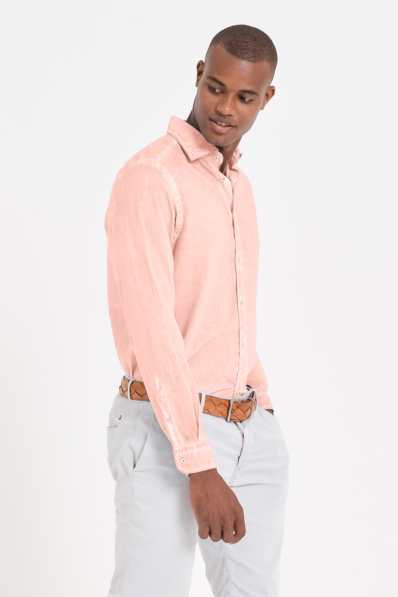 Relaxed Fit Cotton Voile Shirt - Barbuda