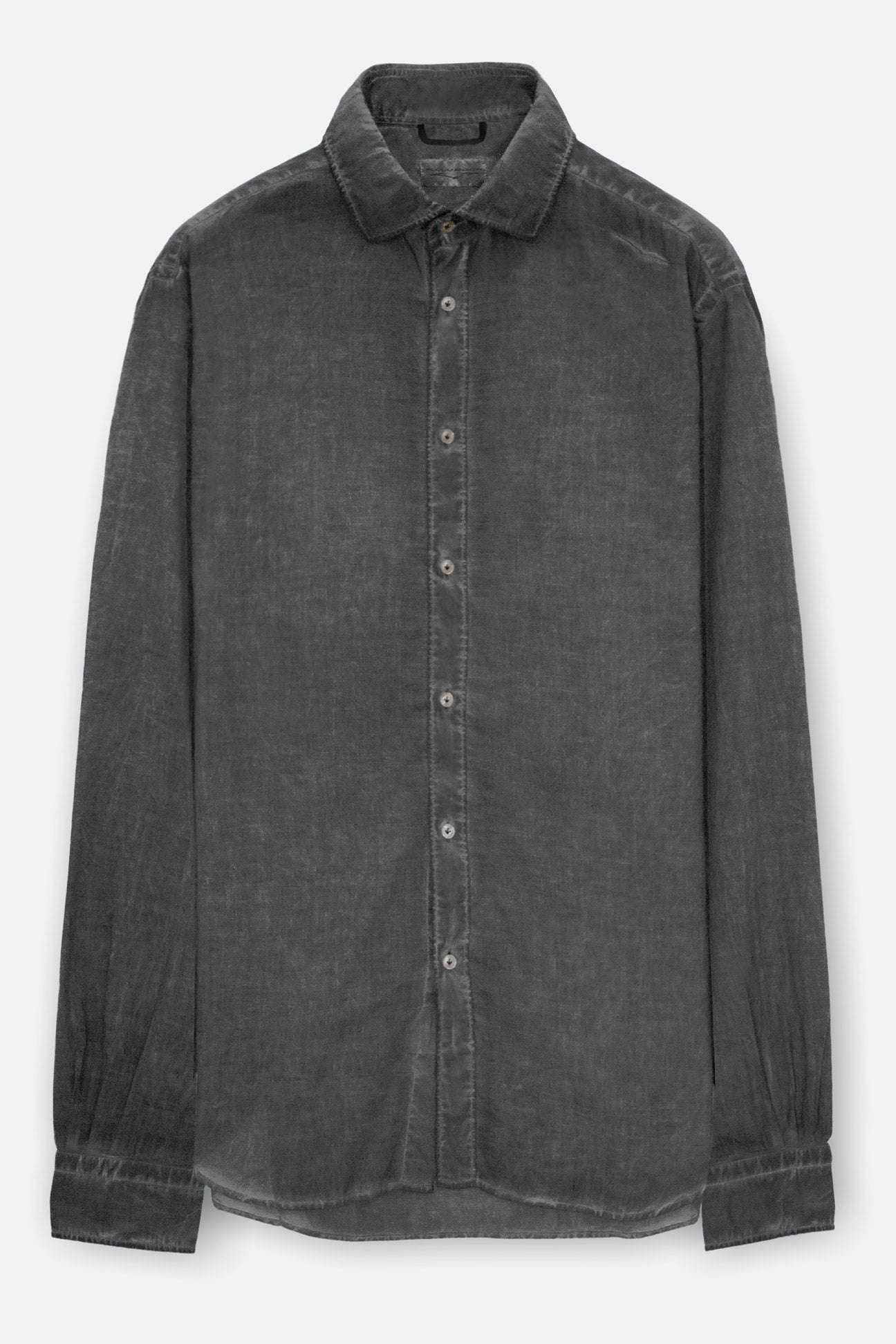 Relaxed Fit Cotton Voile Shirt - Pietra