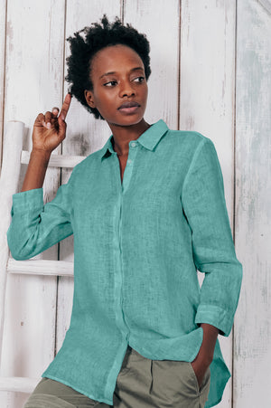 Augusta Linen Shirt - Bahama