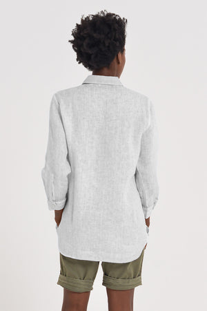 Augusta Linen Shirt - Marmo