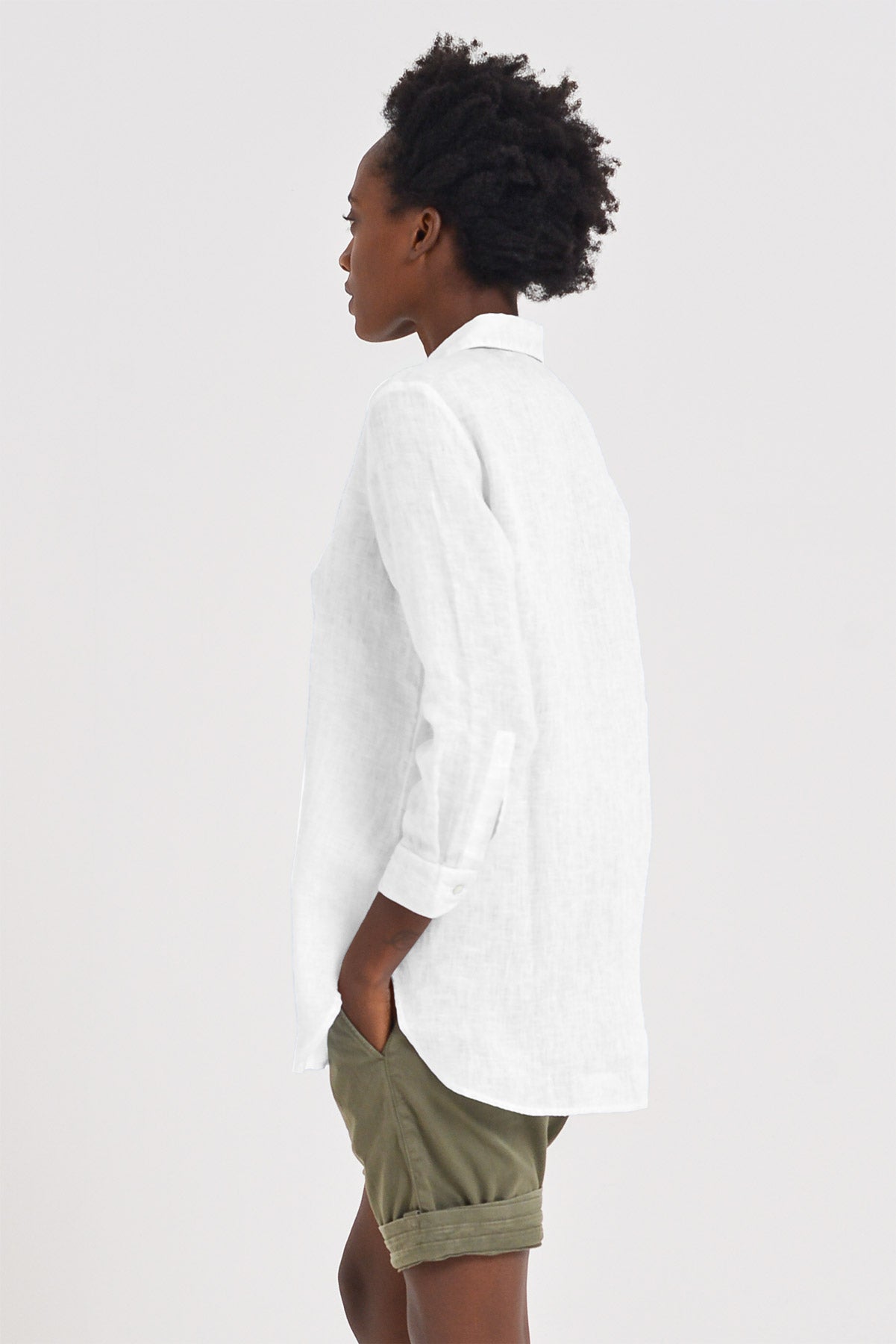 Augusta Linen Shirt - White