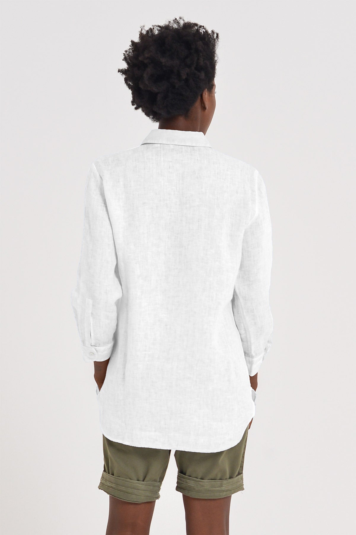 Augusta Linen Shirt - White