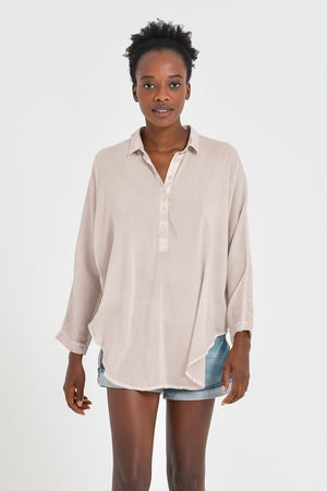 Kimono Polo Shirt - Canapa