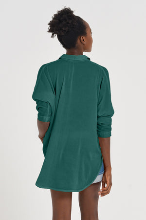 Kimono Polo Shirt - Lagoon