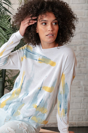 Abstract Art Comfy Knit in Fiji - Sweaters
