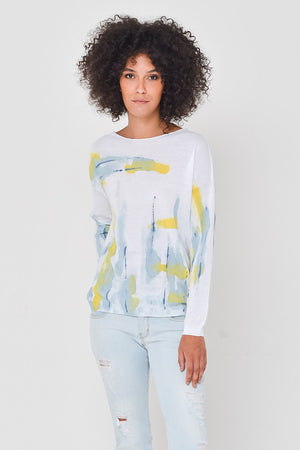 Abstract Art Comfy Knit in Fiji - Sweaters