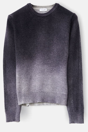 Airbrushed Crewneck Sweater in Kent Wool - Ploumanac'h