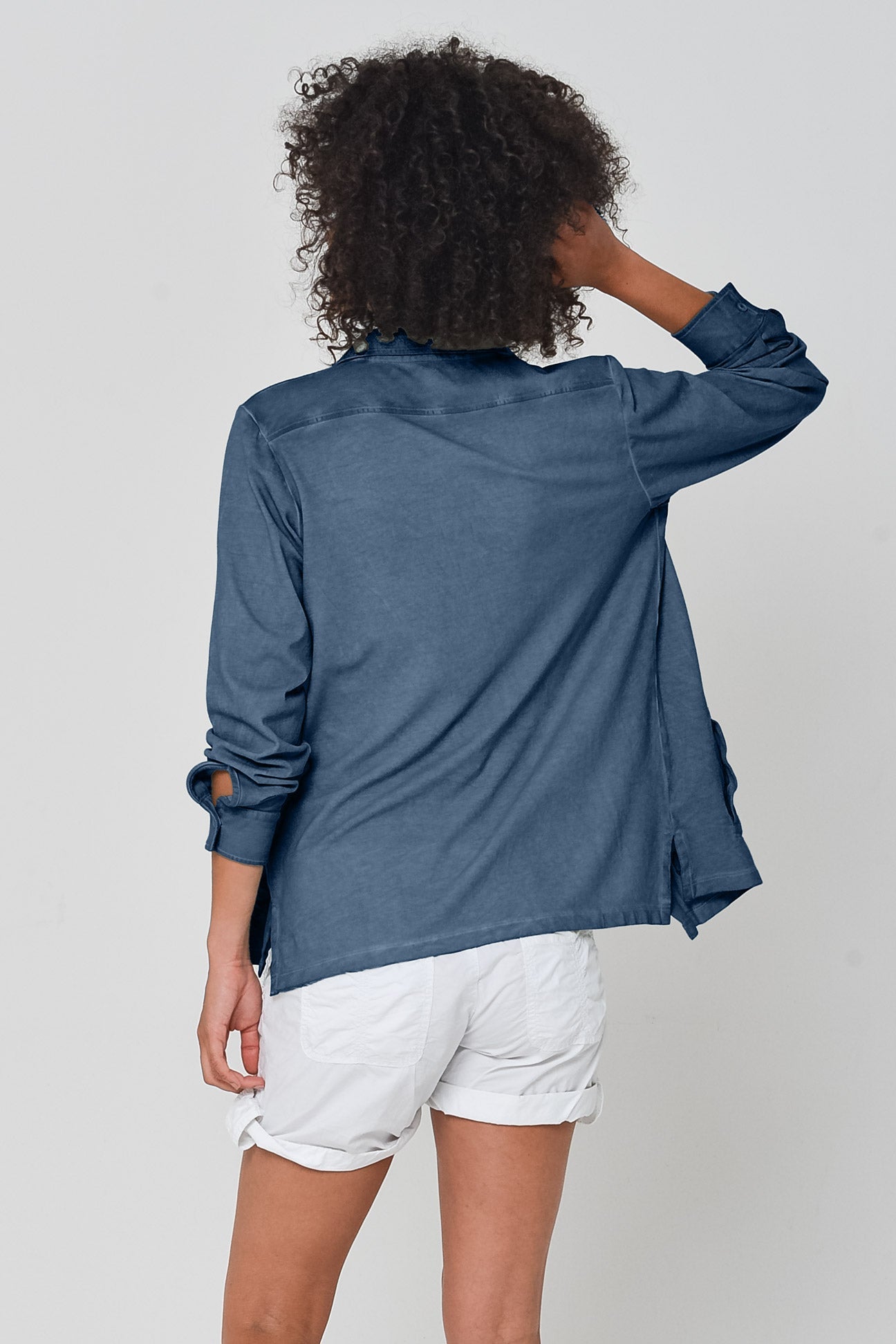 Aperi Jacket in Jeans - Jackets