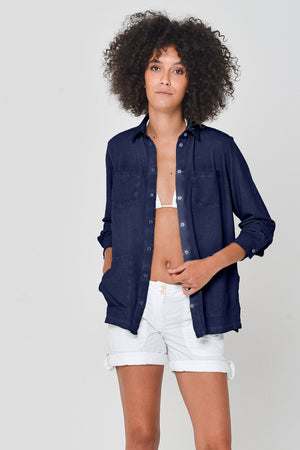 Aperi Jacket in Navy - Jackets