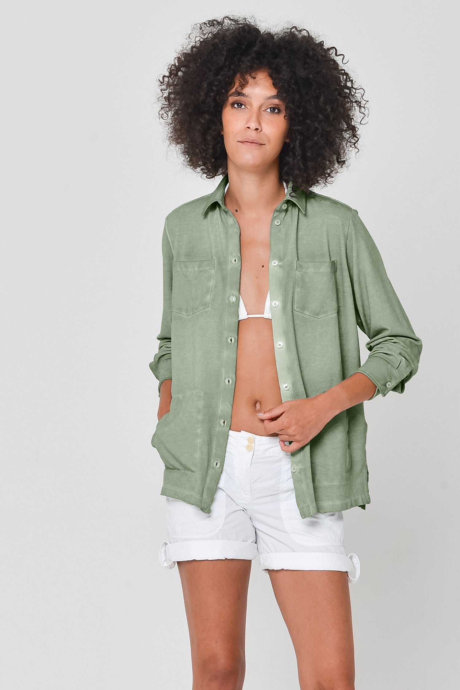 Aperi Jacket in Palm - Jackets