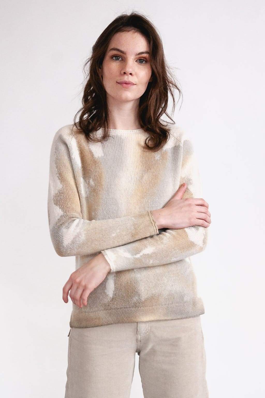 Appin Sand Storm - Women’s Cashmere Crew - Sweaters