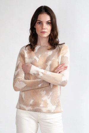 Appin Fire Storm - Women’s Cashmere Crew - Sweaters