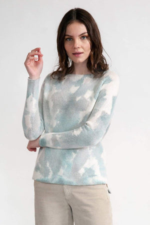 Appin Water Storm - Women’s Cashmere Crew - Sweaters