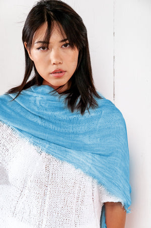 Bamboo Scarf - Pacific - O/S - Scarves & Shawls